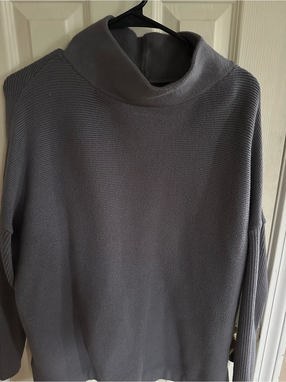 Women's Gray Turtleneck Sweater
